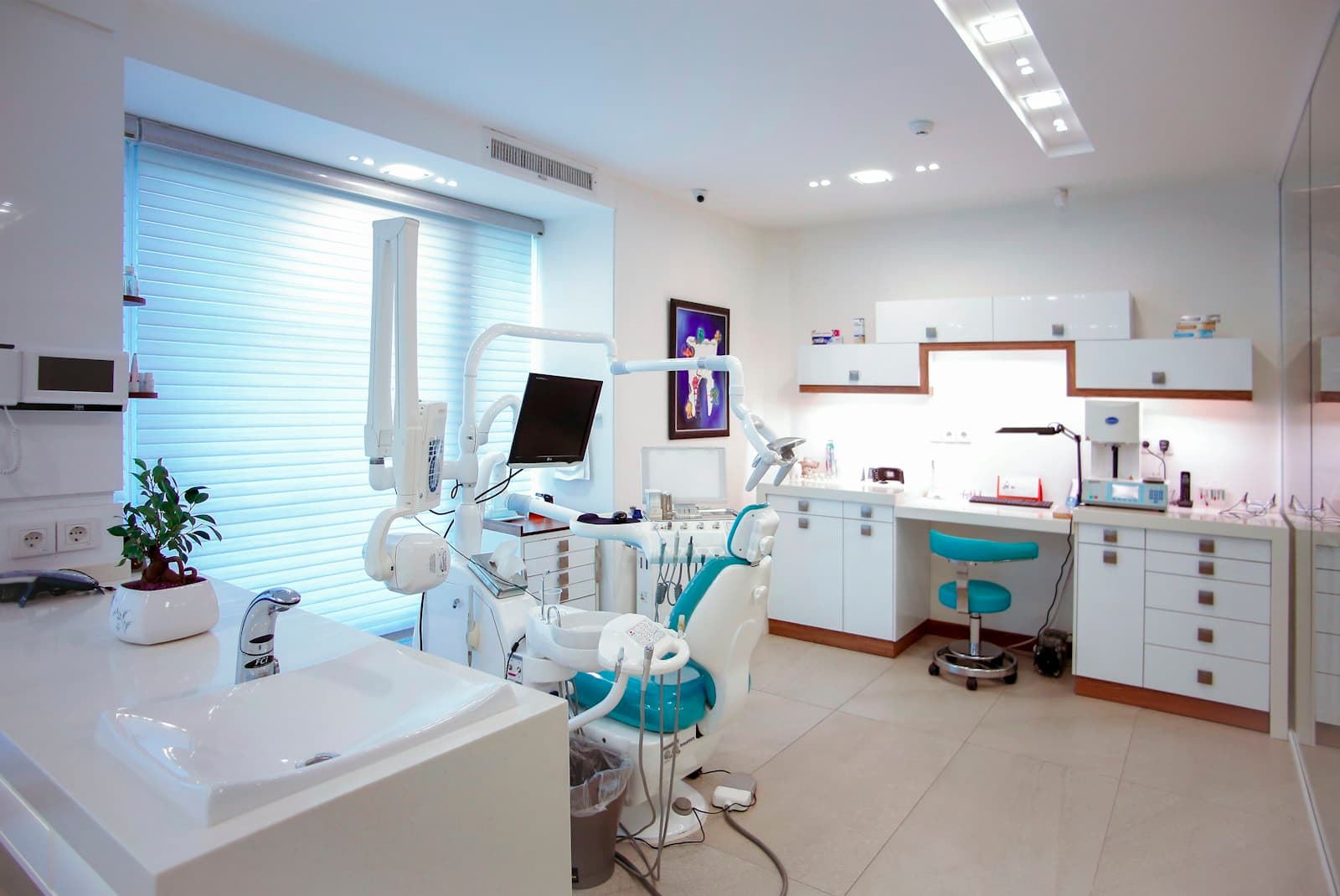 Bright, modern dental surgery