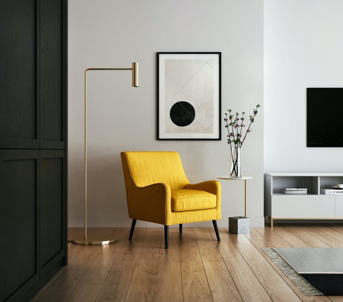 Bright living room